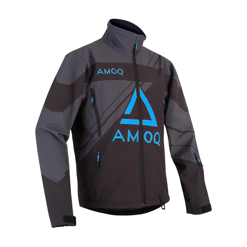 AMOQ Snowcross Takki Lasten Musta/Harmaa/Sininen 140 cl