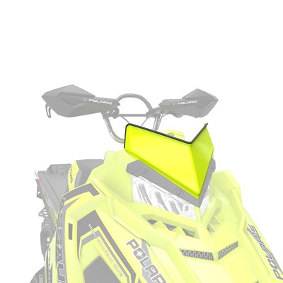 WINDSHIELD-LOW GLOSSY BLACK