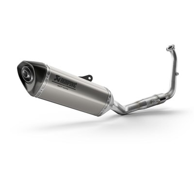 Yamaha, MT-125 pakoputkisto, titaania